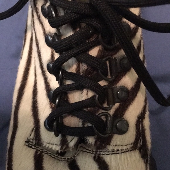 2Xโญ๏ธHost Pickโญ๏ธ Authentic PRADA Pony Hair Boots - Picture 12 of 13